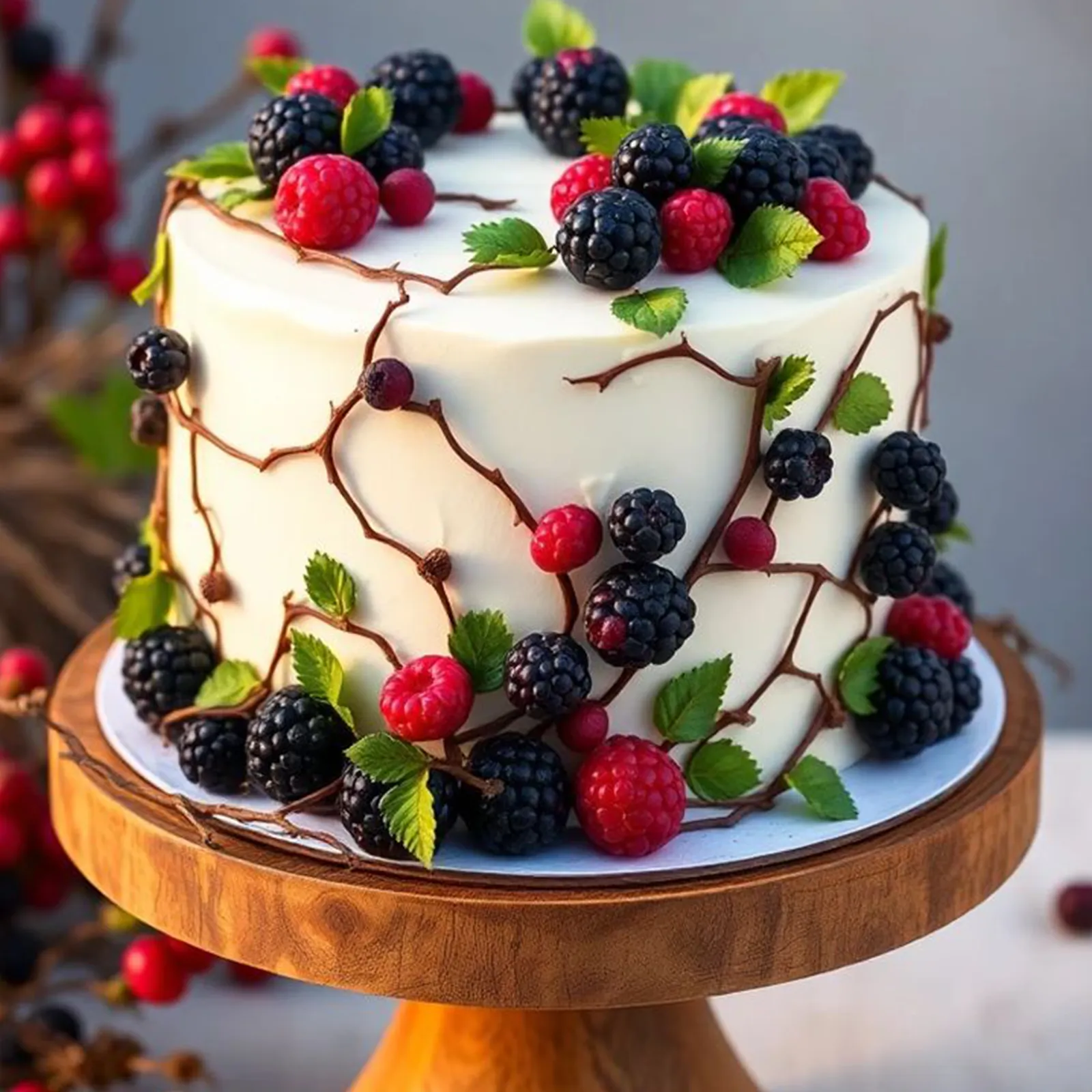 BLACKBERRY CAKE