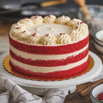 Red Velvety Royal Cake