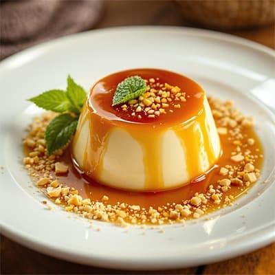 Classic French Caramel Flan Royale
