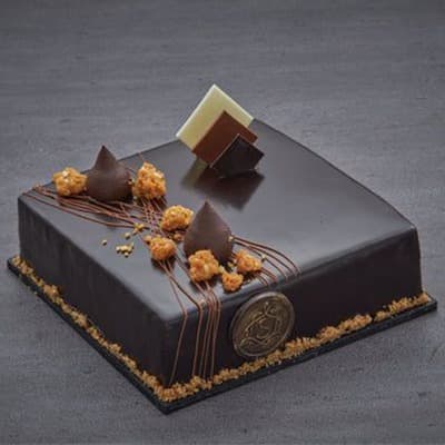 Royal Chocolate Truffle Crown Cake