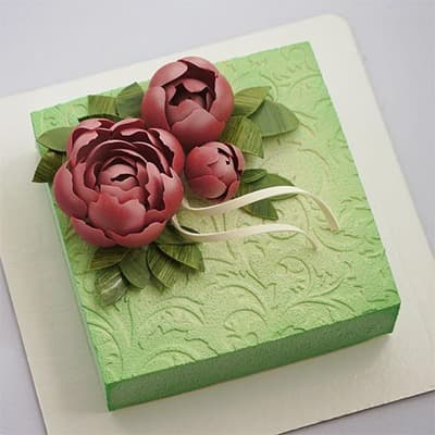 Royal Pistachio Blossom Cake